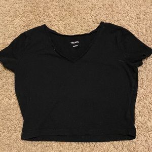 Black crop top